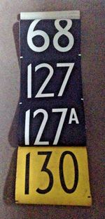 LONDON TRANSPORT BUS BLIND tc south croydon garage RM DMS