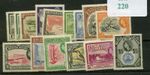 BRITISH GUIANA 1954 - 63 definitive set mint.  SG 331 - 45.  Cat £120.