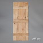 Bead & Butt - Solid Oak Internal Ledged Door - Cottage Door by Heritage
