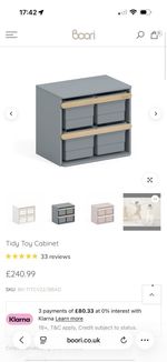 Boori Tidy Toy Cabinet