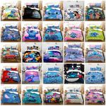 Lilo Stitch 3D Quilt Duvet Cover Bedding Set Pillowcase Single Double King Size