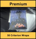 Premium Criterion Blu Ray Protective Wraps / Sleeves (Pack of 50)