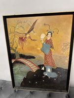 Usual Antique Japanese or Chinese  Painting 