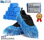 Waterproof Blue Shoe Covers Non Slip Reusable and Disposable Overshoes