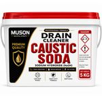 MUSON Heavy Duty Drain Unblocker Granules for Sink & Pipes Essential Soda Causti