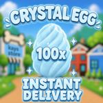 Crystal Eggs 100x - Adopt From Me - Fast Delivery 𓊆ྀི❤︎𓊇ྀི
