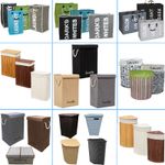 Clothes Storage Laundry Basket Bin Washing Small Large Hamper Cloth Organiser UK