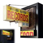 Retro Record Store Wall Light Vintage Wall Decor for Music Room Bar Studio Decor