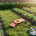 2 Pieces Grass Guard Plate Thickened Plant Trimmer Protection Plate
