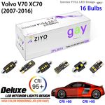 LED Light Bulbs Interior Light Kit White Dome Light for 2008-2017 Volvo XC70 V70