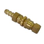 BULK HEAD FITTING LPG FULHAM NOZZLE 8mm COMPRESSION BRASS FLEXIBLE GAS HOSE TUBE