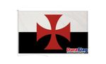 CRUSADES DURAFLAG 150cm x 90cm 5x3 FEET HIGH QUALITY FLAG ROPE & TOGGLE