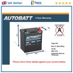 Battery fits HONDA JAZZ 1.2 1.3 1.4 1.5 2002 on 054 260A 35Ah 4Yr Warranty New