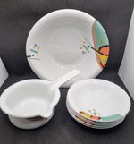 Bareuther Germany Bavaria Bowls Serving Set Ceramic Soup Pasta Salad Dessert