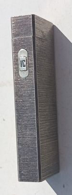 Vintage Silver Metal Pocket Cigarette Lighter Untested Japanese Japan IC-501 Man