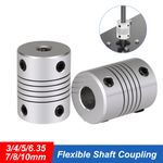 Flexible Shaft Coupling Coupler Stepper Motor CNC 3D Printer 3/4/5/6.35/7/8/10mm
