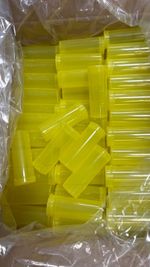 315 x Yellow pop Tops Bottles Tubs Stash Smell Proof Medical Grade HQ UK
