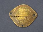 VIETNAM WAR AGAINST THE FRENCH DOG TAG