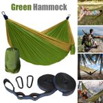 Camping Hammock Lightweight Portable Hanging Swing Travel Sleeping Nylon Hammock