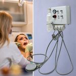 Wall Mouted Dental Turbine Unit with Air Compressor and Turbine 4 Holes Turbine