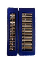 US PRO 1/4" Drive Socket Set DEEP & SHALLOW Single Hex Drive Long Reach Sockets