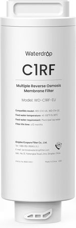 Waterdrop WD-C1RF Filter, Replacement for WD-C1H Countertop CoreRO System
