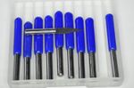 10pcs/set Engraving Bits CNC Tool V-Shape Carbide PCB Board Various Sizes