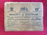 Antique Cardboard Box From Jewellers To King Edward VII Bracher+Sydenham Reading