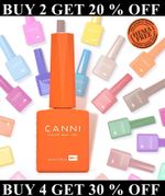 CANNI Hema Free Nail Gel Polish Gel Nail Varnish 9 ml Soak Off Varnish Top Base