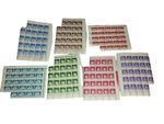 ROMANIA Pottery Large Cancelled Sheet Stamp Lot