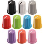 D180 Rubber Grip Colour Body DJ Control Knob - 6mm D-Shaft Hole - Push Fit