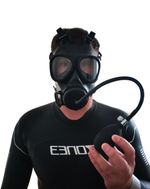 Inflatable Rubber Gag Gas Mask Breath Play New BDSM