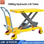 Lift Table Hydraulic Workshop Scissor 1500kg with Safety Guard Protection Plate