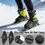 1Pair Ski Boot Covers Professional Neoprene Windproof Soft Snow Shoes Cover.