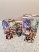 Myths And Legends X3 Bundle Of Wizards And A Dragon. 1990's In Original Boxes