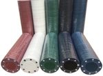 POKER ROULETTE CASINO CHIPS - SUITED DESIGNS - CHOOSE COLOUR AND QUANTITY