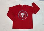 Nike 2009 Philadelphia Phillies Red Baseball Top Kids Size XL Youth Used Rare