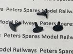 Peters Spares PS106 Replacement Hornby S8910 Oval Buffers (Pk4) Plastic