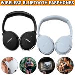 Bose QC 45 Quiet Comfort Wireless Anti-Noise Headphones - Black/White