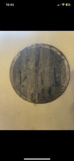 Authentic Rustic Ex-Distillery Oak Whiskey barrel lids/tops