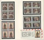 Turkey 1962 Tourism UM Blocks of Four Complete Set Stamps. SG 1986 - 1989