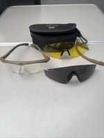 Revision Sawfly Spectacles Complete Clear Smoke and Yellow Lenses + Case