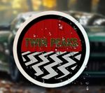 7cm Twin Peaks Sheriff Department Sticker tv  david lynch  agent dale cooper