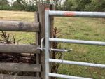 10ft Galvanised Metal Farm Field Gate with Spring Latch and closing parts