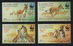 Kazakhstan WWF Kulan Horses Animals Fauna 4v 2001 MNH SG#332-335