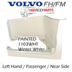 Volvo FH Step panel LH Painted Winter White 1103WHT