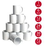 36/72X Sublimation Mugs 11oz Small Handle Heat Press with Extra Smash Box Option