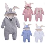 Newborn Baby Romper Bodysuit Rabbit Outfit Boy Girl Jumpsuit Cotton Clothes