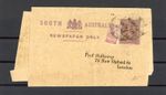 Striping Ribbon South Australia Half Penny ZuF 1/2 Penny to London - b12096