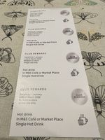 Marks and Spencer Hot Drinks Vouchers x 4, Valid Until 31st March 2026